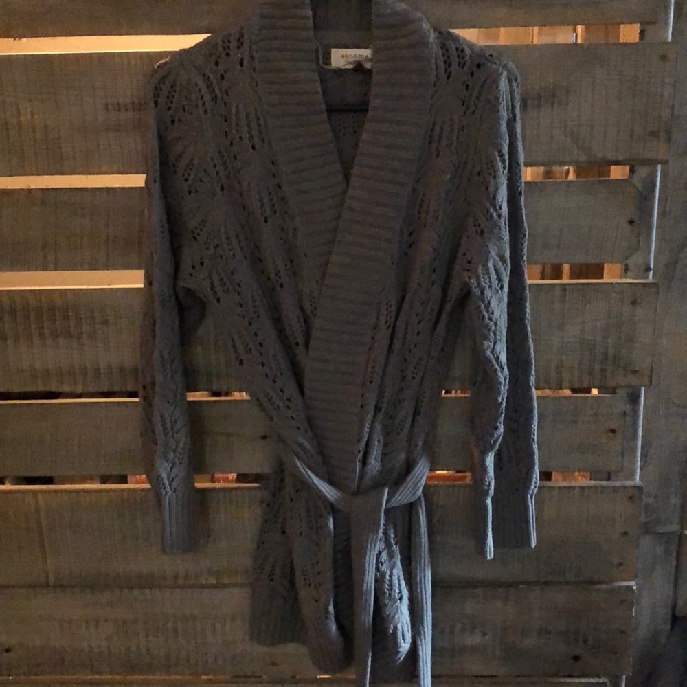 Cable knit sweater